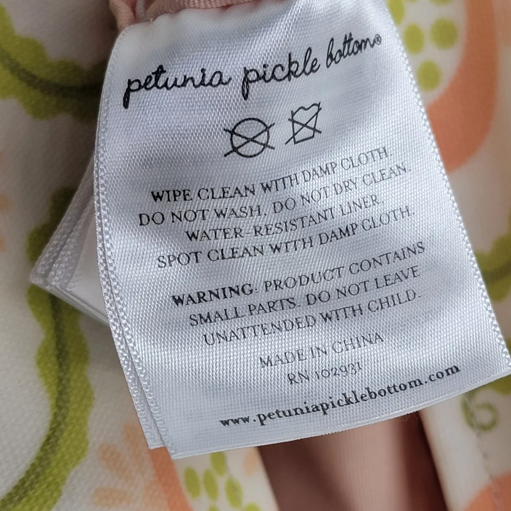 Petunia Pickle Bottom Boxy Backpack diaper bag retired Cascading Bayou Print